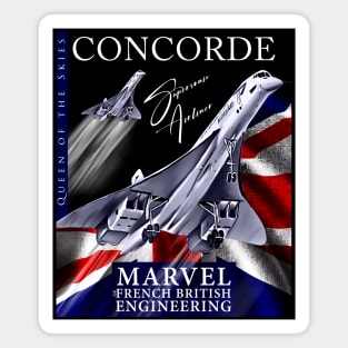 Concorde Supersonic Legendary Aircraft Magnet